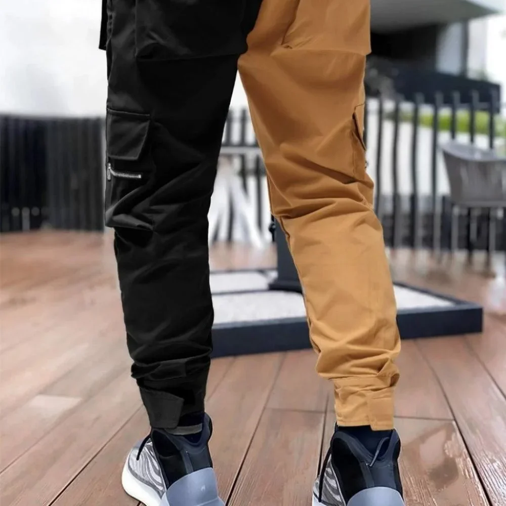 Streetstyle Men's Two-Tone Cargo Pants - Picture 4 of 5